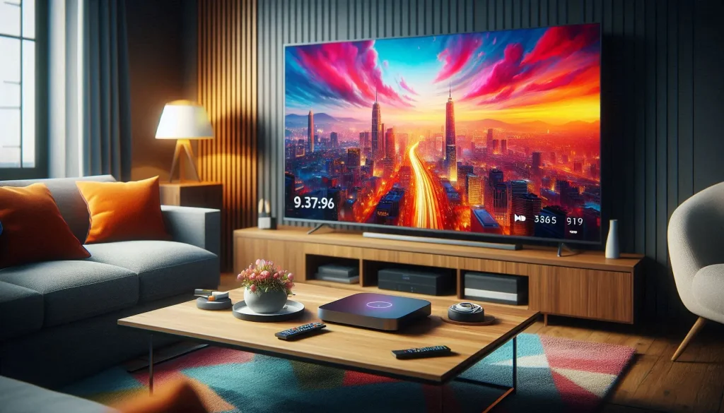 Premium IPTV 4K service with Ultra HD channels and on-demand content